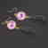 Rose Noir Earrings - 2