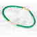 14K Retro Style Precious Jadeite Jade bracelet with - 2