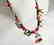 Ethnic Style Necklace - Murano, Sapphire, Ruby, - 2