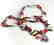 Ethnic Style Necklace - Murano, Sapphire, Ruby, - 3