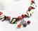 Ethnic Style Necklace - Murano, Sapphire, Ruby, - 7