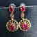 2.28 CTW Ruby & VS Diamond Earring 18K - 5