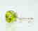 Certified-18K white gold ring with Peridot2.88ct. - 3