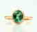 Certified-exquisite Tourmaline 18k rose gold ring