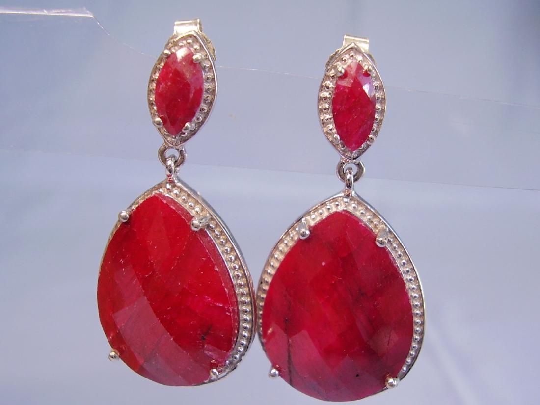 Ruby drop earrings (1 of 6)