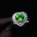 1.01ct Tsavorite Ring in 18kt white Gold