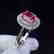 1.53ct Papalaccha Sapphire Ring in 18kt White Gold - 4