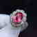2.22ct Papalaccha Sapphire Ring in 18kt White Gold - 3
