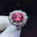 2.22ct Papalaccha Sapphire Ring in 18kt White Gold - 4
