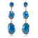 Long 'Blue Symphony' Earrings