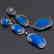 Long 'Blue Symphony' Earrings - 4