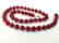 19,2 carats - Necklace Rubis 8 mm Facetados with clasp