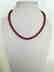 19,2 carats - Necklace Rubis 8 mm Facetados with clasp - 2