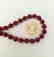 19,2 carats - Necklace Rubis 8 mm Facetados with clasp - 5