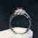 1.1ct SpinelRing in 18kt white Gold - 6