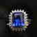 2.52ct Sapphire Ring in 18kt White Gold