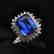 2.52ct Sapphire Ring in 18kt White Gold - 2