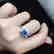 2.52ct Sapphire Ring in 18kt White Gold - 6