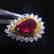 1.08ct Ruby Ring in 18kt White Gold - 4