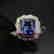 1.24ct Sapphire Ring in 18kt White Gold