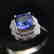 1.24ct Sapphire Ring in 18kt White Gold - 4