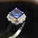 1.24ct Sapphire Ring in 18kt White Gold - 5