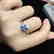 1.24ct Sapphire Ring in 18kt White Gold - 6