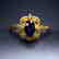 0.50 CTW Sapphire & VS Diamond Ring 18K