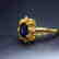 0.50 CTW Sapphire & VS Diamond Ring 18K - 7