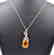 18 carat yellow gold necklace with Citrine pendant