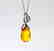 18 carat yellow gold necklace with Citrine pendant - 6