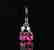 925 silver earring with pink Topaz 4.0ct.