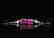 925 silver earring with pink Topaz 4.0ct. - 5