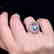 4ct Aquamarine Ring in 18kt White Gold - 6
