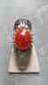Vtg Carnelian Knuckle Ring