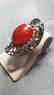 Vtg Carnelian Knuckle Ring - 3