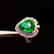 4ct Emerald Ring in 18kt white Gold - 3