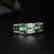 0.69 CTW Emerald & VS Diamond Ring 18K - 6