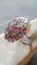 Radiant 925 Multi-Colored Cluster Ring - 3