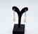 18 carat white gold a pair of Earring with diamond and
