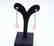 18 carat white gold a pair of Earring with diamond and - 3