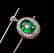 6ct EmeraldPendantin 18kt White Gold - 2