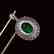6ct EmeraldPendantin 18kt White Gold - 6