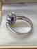 2.97 CTW Natural Blue Sapphire And Diamond Ring In 14 - 6