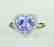 Exquisite 925 silver ring with zircon