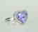 Exquisite 925 silver ring with zircon - 2