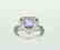 Exquisite 925 silver ring with zircon - 4