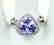 Exquisite 925 silver ring with zircon - 5