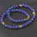 Lapis lazuli Necklace with Golden Accents - 2