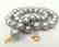 Necklace pearl salted water with gold clasp 19.2 carat